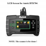 LCD Screen Display Replacement for Autek IFIX704 Scanner